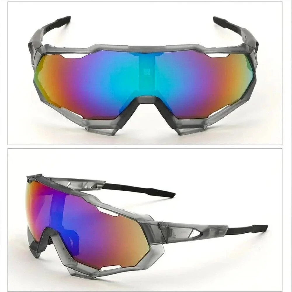 Sport Sunglasses Cycling‎ Glasses Windproof UV Protection Running Fishing Gafas